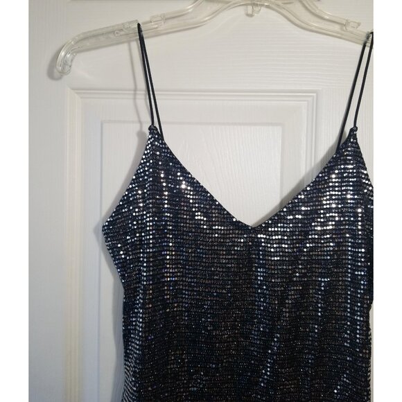 Mind code silver sequin bodycon dress - Picture 4 of 5